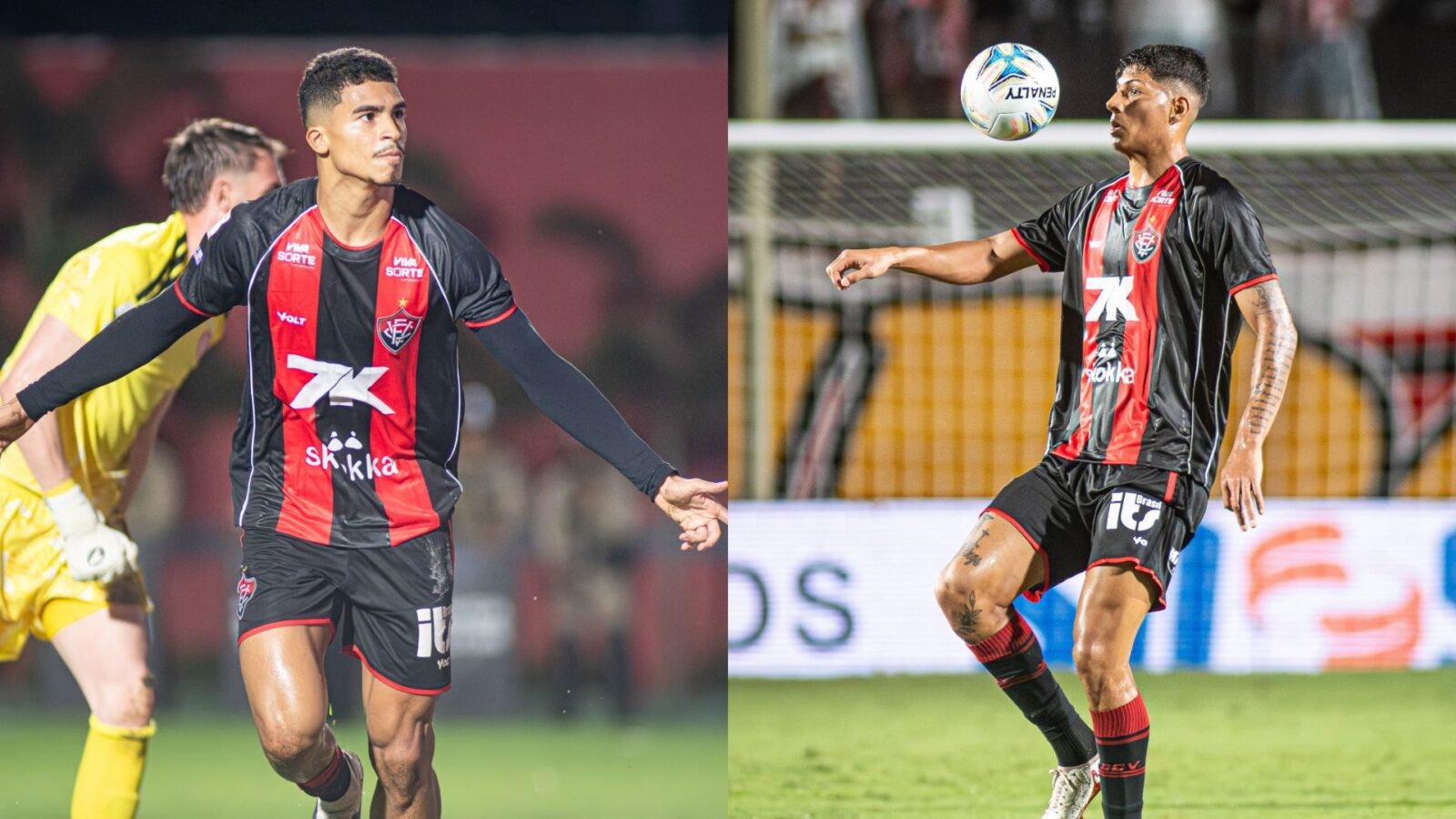 Renê e Zé Vitor - Fotos: Victor Ferreira/EC Vitória