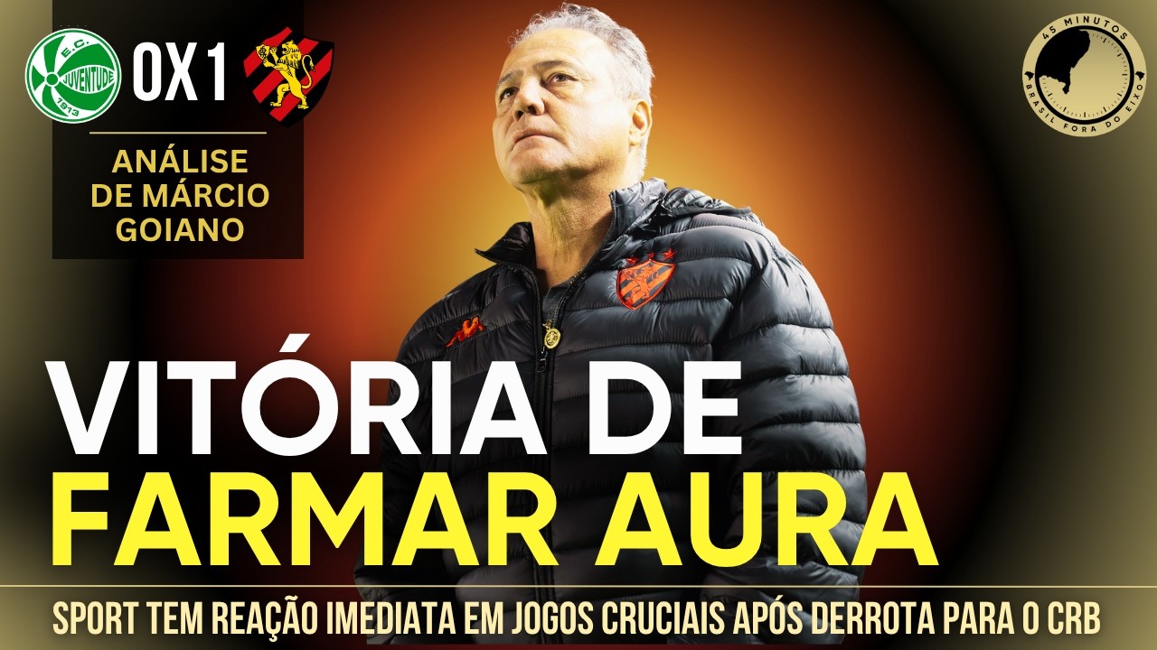 Márcio Goiano lidera Sport em duas grandes vitórias em jogos cruciais fora de casa. “Farmou aura?”