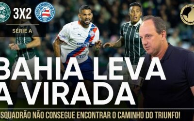 Coritiba 3 x 2 Bahia – Esquadrão não consegue encontrar o caminho do triunfo