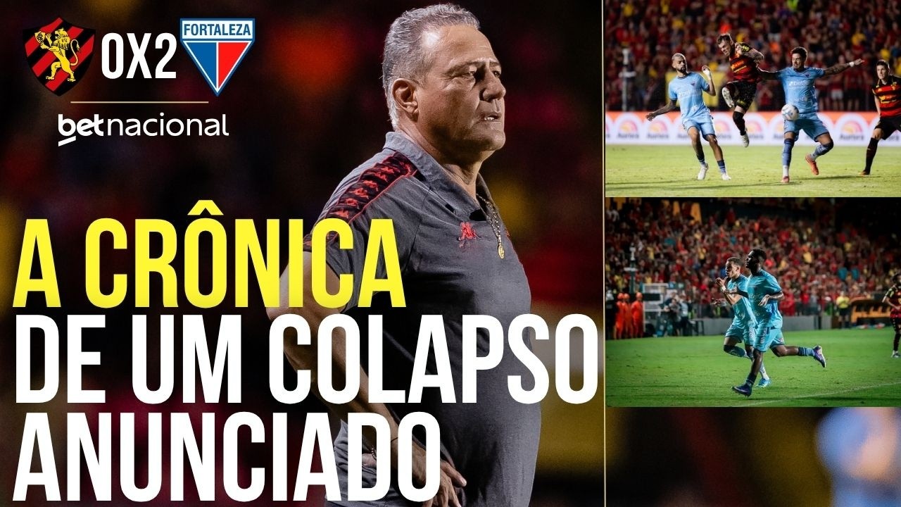 Sport repete erros, colapsa diante do Fortaleza e está eliminado da Copa do Nordeste
