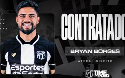 Ceará oficializa contratação do lateral-direito Bryan Borges, ex-Ponte Preta