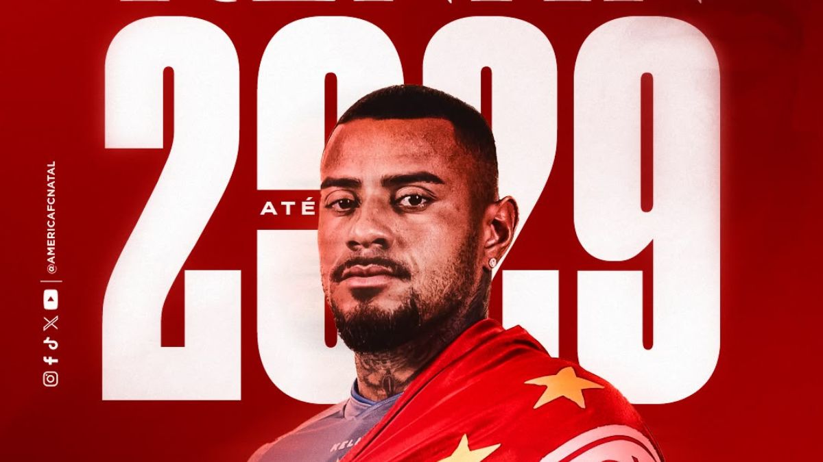 América-RN oficializa renovação com o goleiro Renan Bragança até o fim de 2029