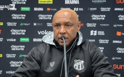 Batatais afirma que a chuva atrapalhou Ceará: “Jogadores que são leves e técnicos foram prejudicados”