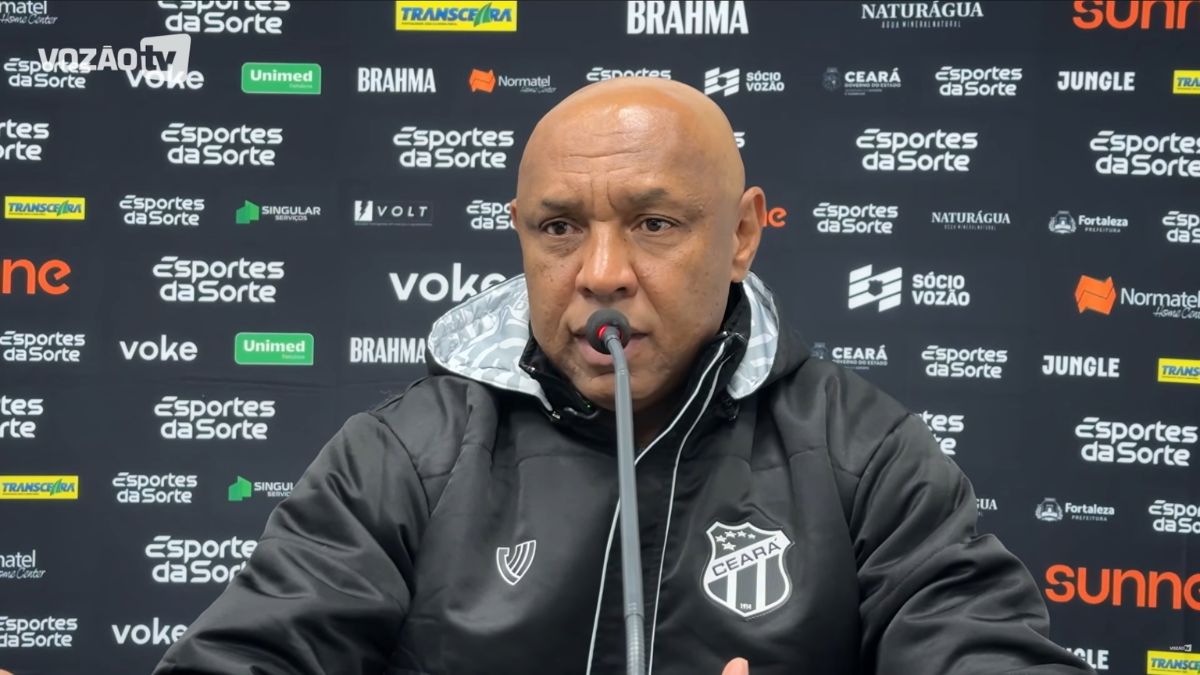 Batatais afirma que a chuva atrapalhou Ceará: “Jogadores que são leves e técnicos foram prejudicados”