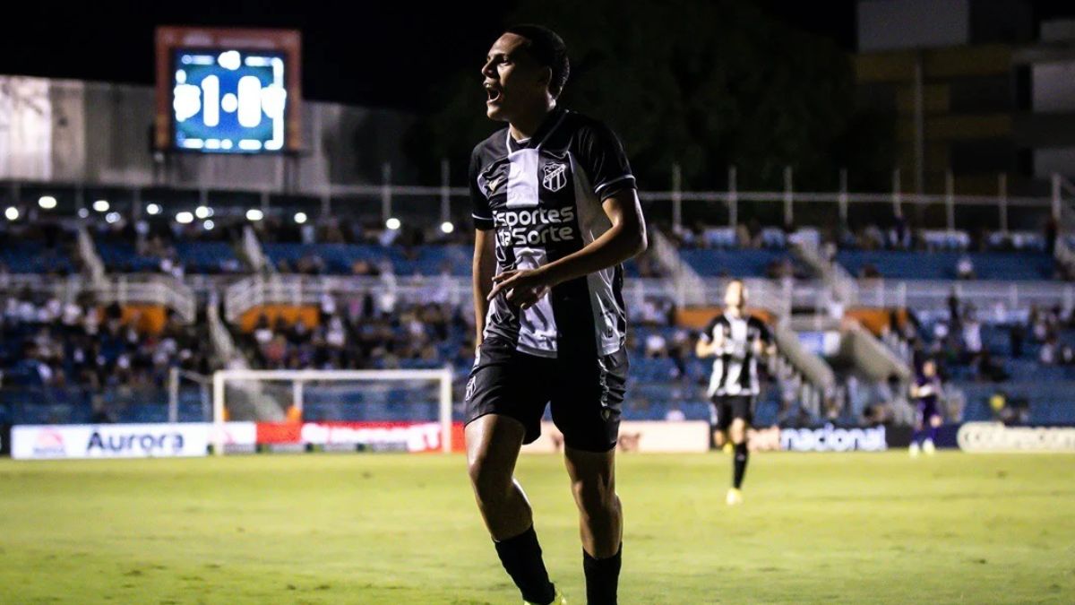 Melk é o atleta do Ceará com maior número de participações em gols no ano de 2026