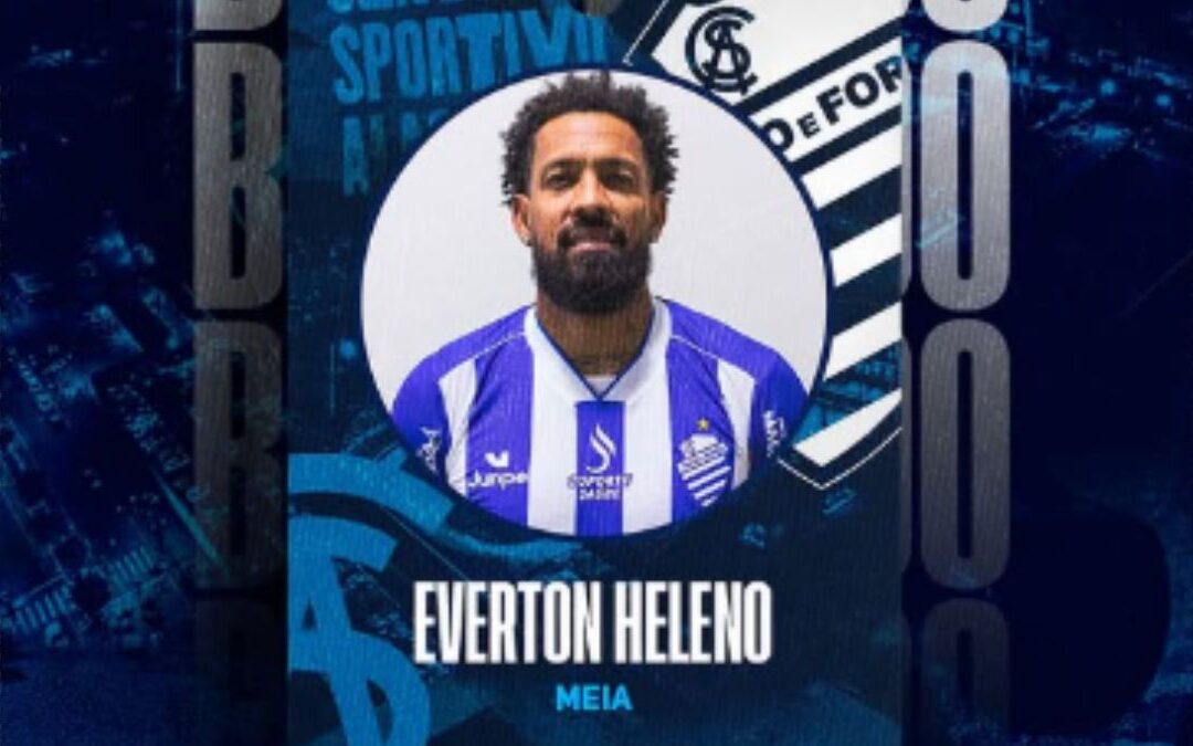 CSA anuncia contratação do experiente Everton Heleno, ex-Santa Cruz