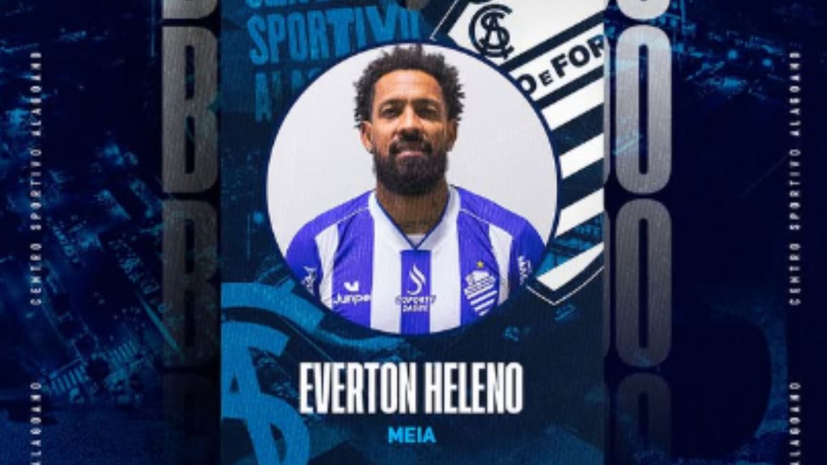 CSA anuncia contratação do experiente Everton Heleno, ex-Santa Cruz