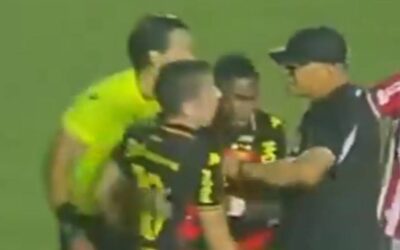 Sport aciona STJD contra Hélio dos Anjos por beliscão em Carlos De Pena; veja detalhes