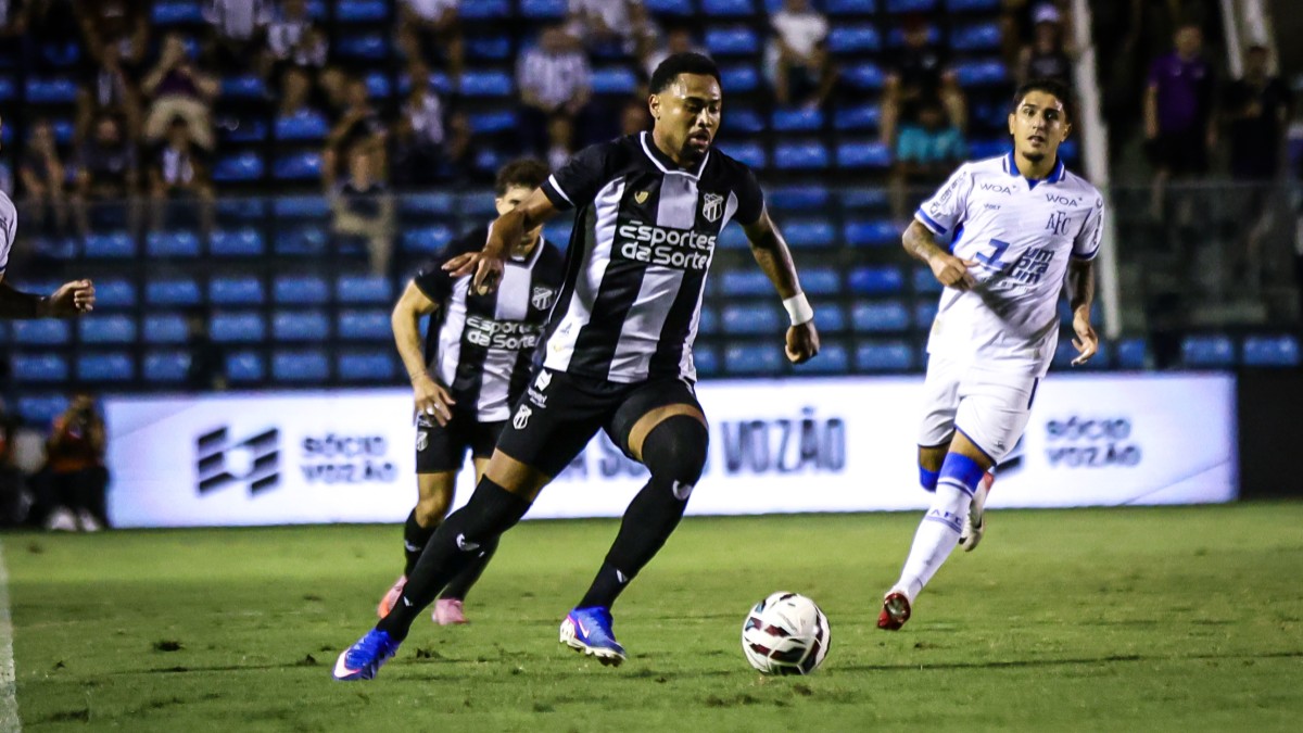 Wendel Silva, atacante do Ceará, em jogo contra o Avaí pela Série B