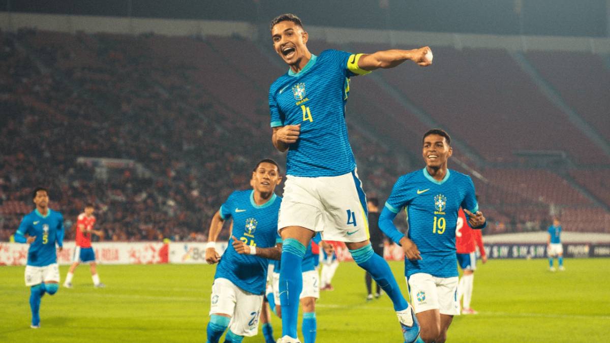 Com participação de Zé Lucas, do Sport, Brasil vence o Chile em amistoso preparatório para o Sul-Americano Sub-20