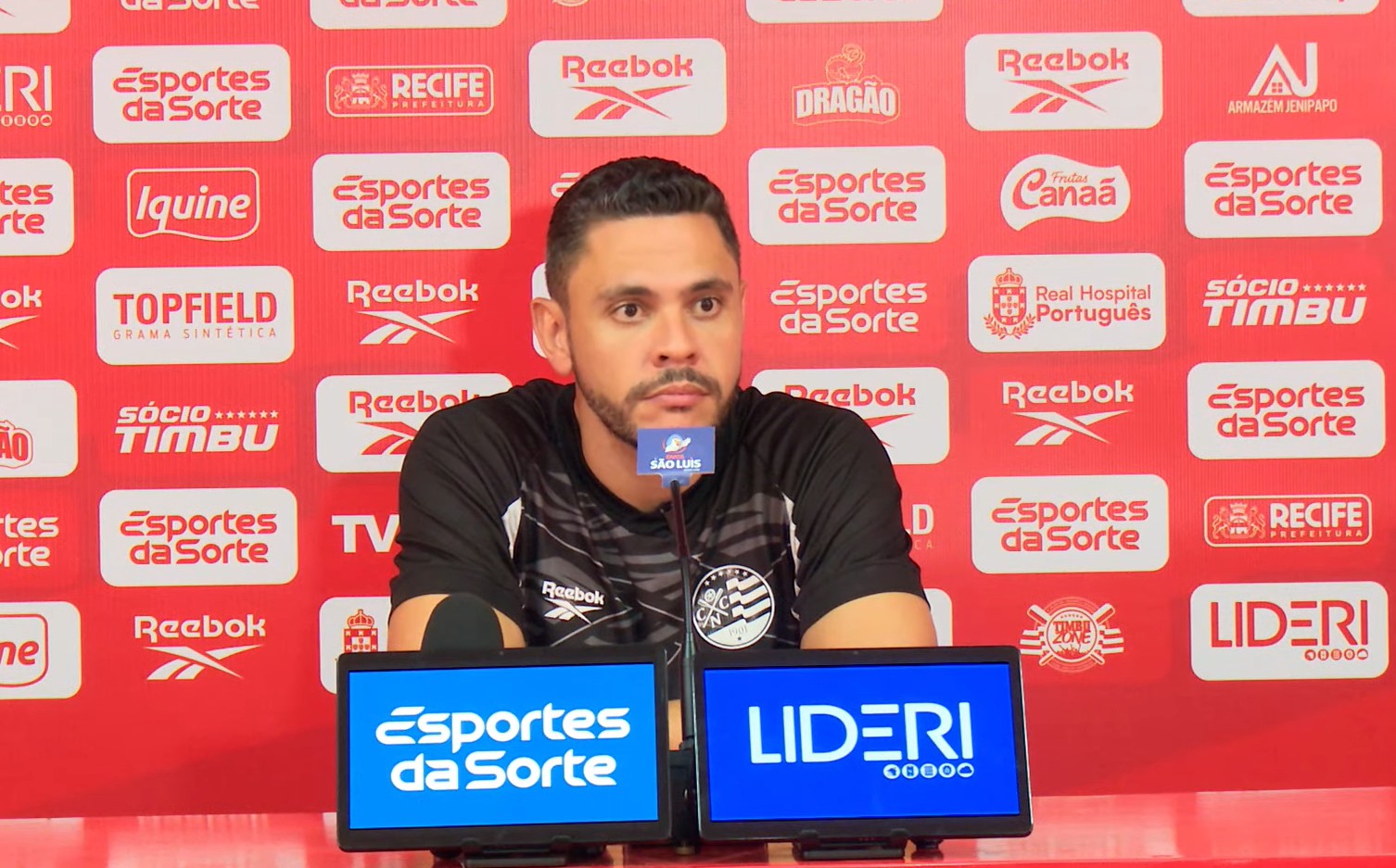 Técnico do Náutico cita “resultado péssimo” diante do Fortaleza e fala sobre busca por reforços para a Série B