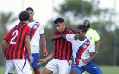 Com um a mais, Bahia vence Vitória e conquista primeiro triunfo em casa no Brasileirão Sub-17