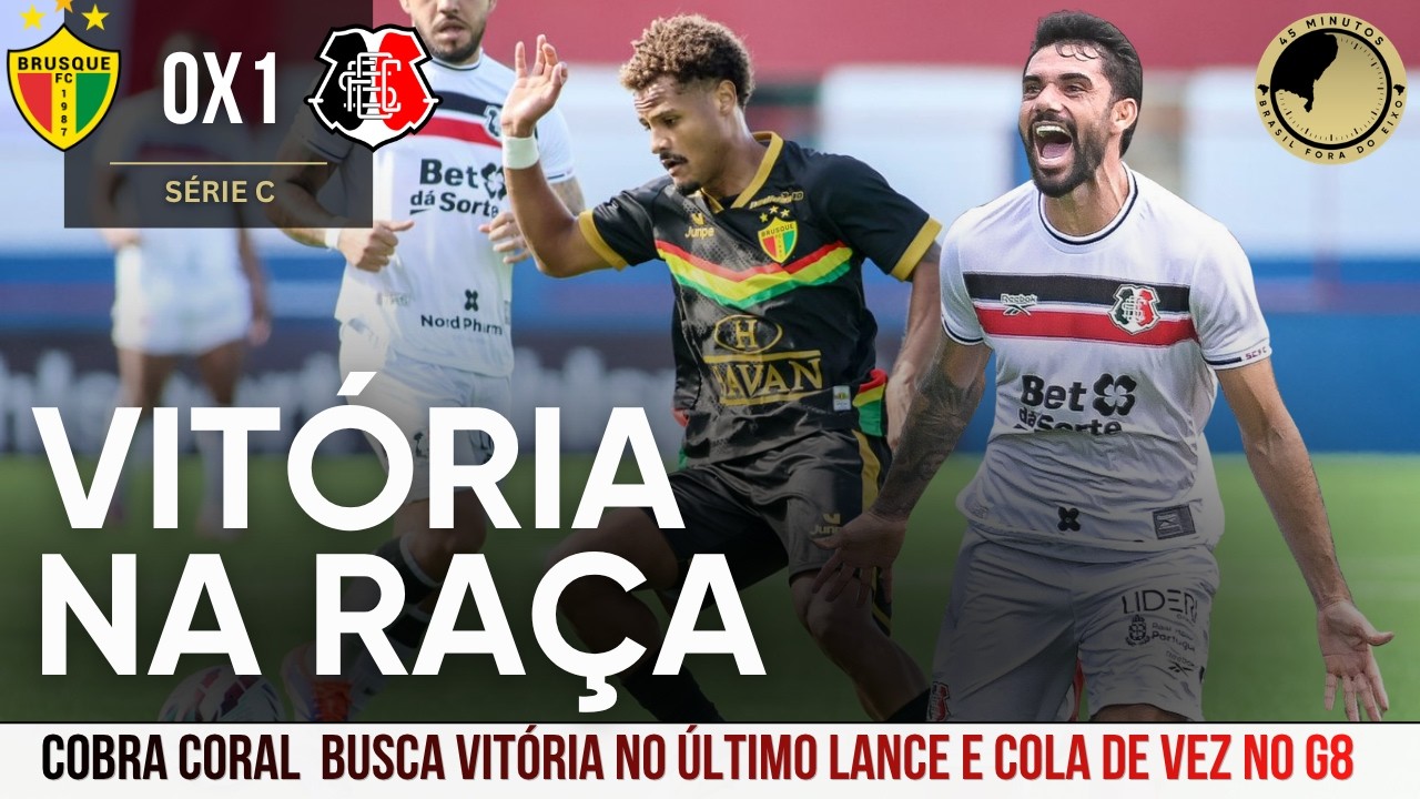 Brusque 0 x 1 Santa Cruz – Vitória heroica nos acréscimos e tricolor na cola do G-8