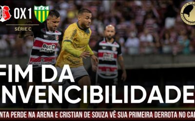 Santa Cruz 0 x 1 Ypiranga: Tricolor é derrotado na Arena e perde chance de entrar no G-8