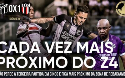 Ceará 0 x 1 Botafogo-SP: Vozão perde em casa e se aproxima do Z-4 – 45 Minutos