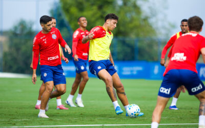 Bahia segue preparação com Alejo Véliz em campo e Marco Moreno em recondicionamento físico
