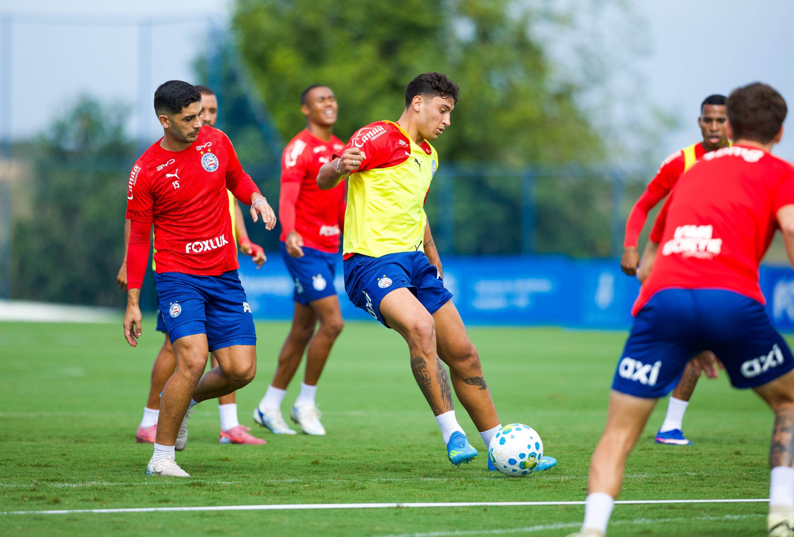 Bahia segue preparação com Alejo Véliz em campo e Marco Moreno em recondicionamento físico