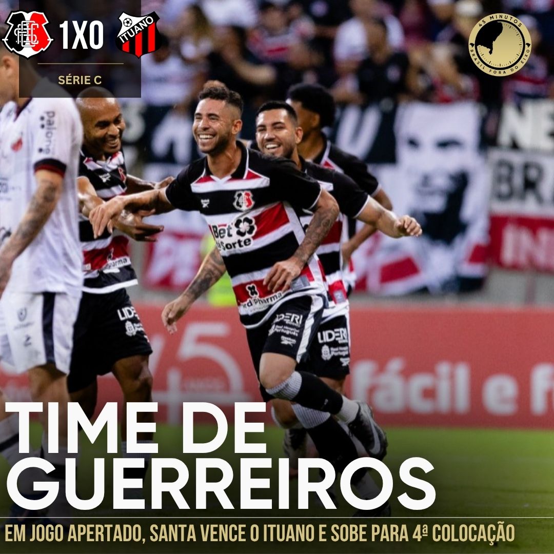 SANTA CRUZ 1 X 0 ITUANO – TRICOLOR SAIU VITORIOSO EM JOGO BASTANTE EQUILIBRADO