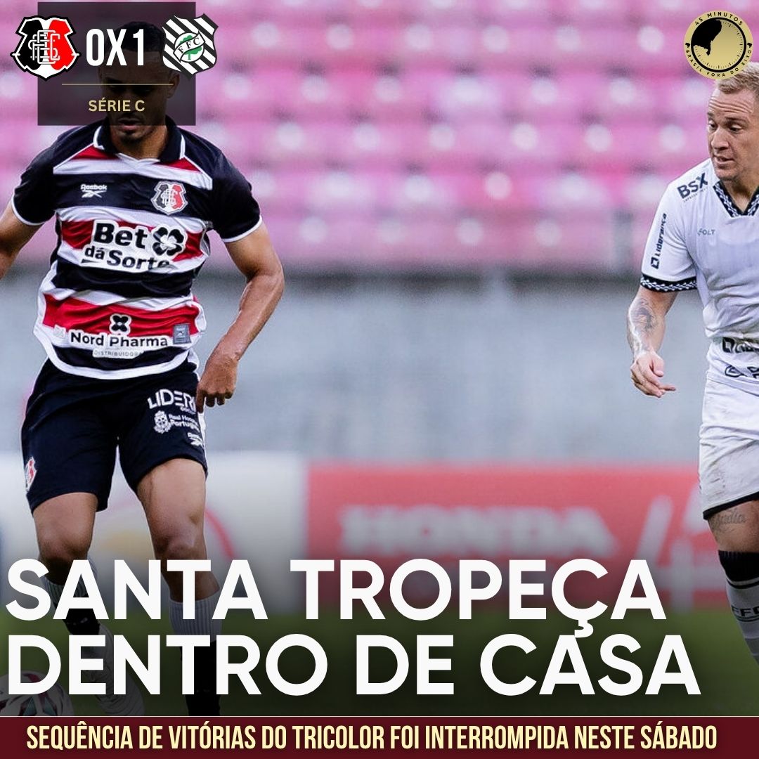 SANTA CRUZ 0 X 1 FIGUEIRENSE – O TRICOLOR TROPEÇA DENTRO DE CASA COM A ARENA LOTADA