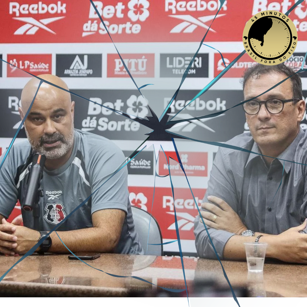 SANTA CRUZ: CONFLITO INTERNO NO FUTEBOL DO TRICOLOR ENTRE CRISTIAN DE SOUZA E ALEX BRASIL