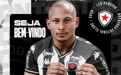Botafogo-PB anuncia a contratação do lateral Léo Pereira, do Água Santa