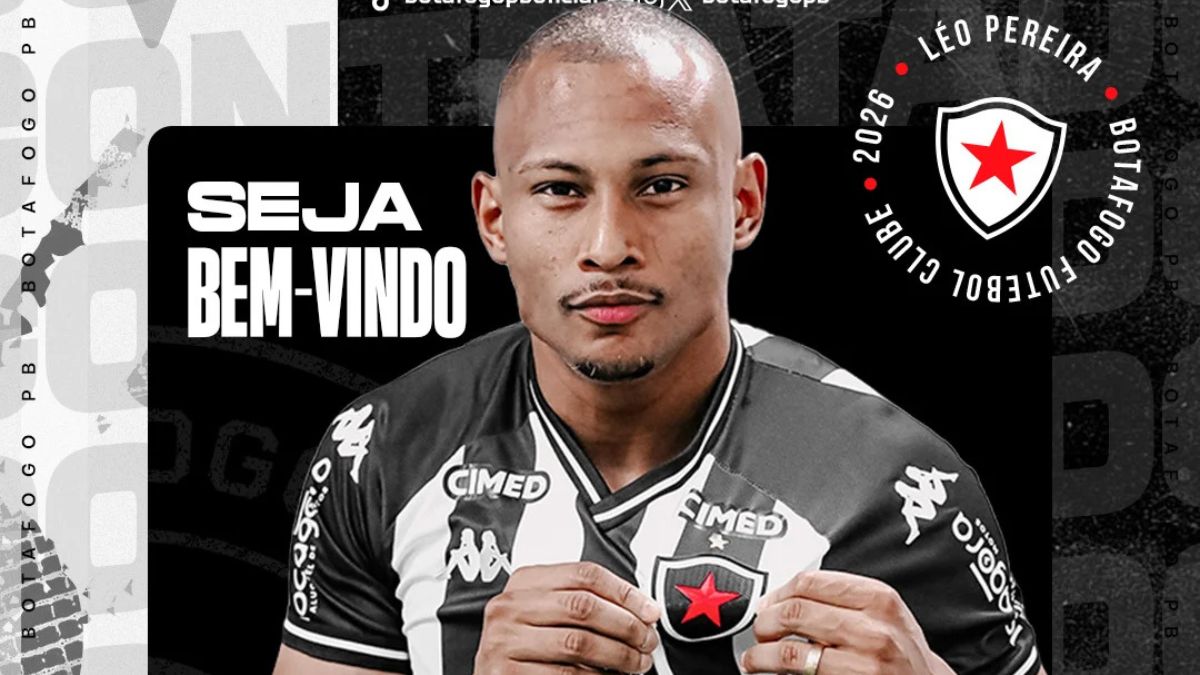 Botafogo-PB anuncia a contratação do lateral Léo Pereira, do Água Santa