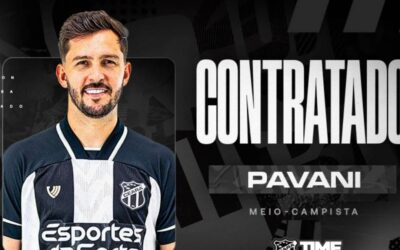 Ceará anuncia a contratação do volante Giovanni Pavani até o fim de 2027