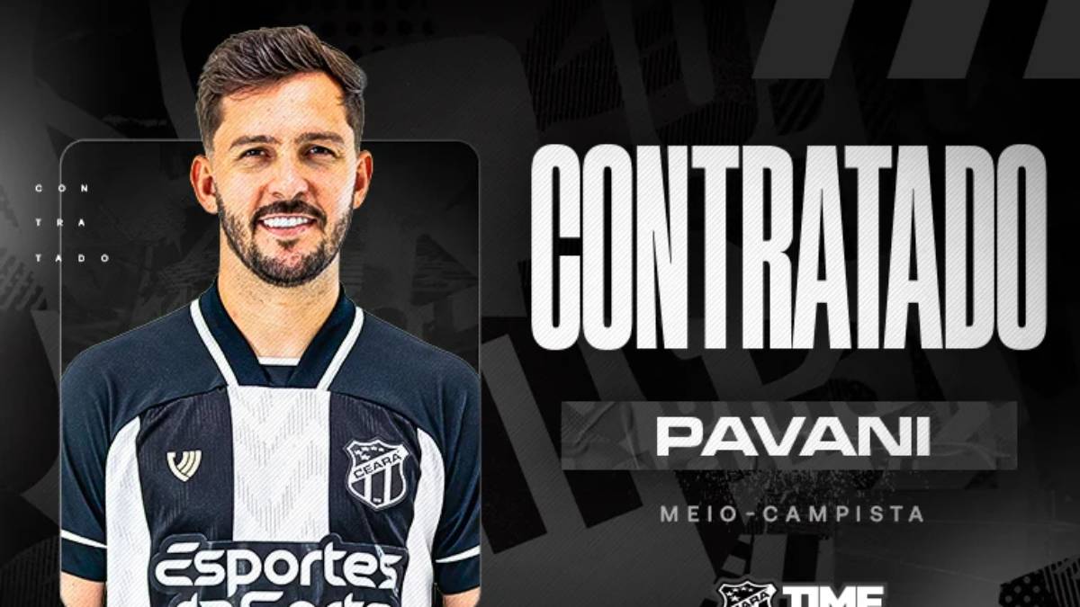 Ceará anuncia a contratação do volante Giovanni Pavani até o fim de 2027