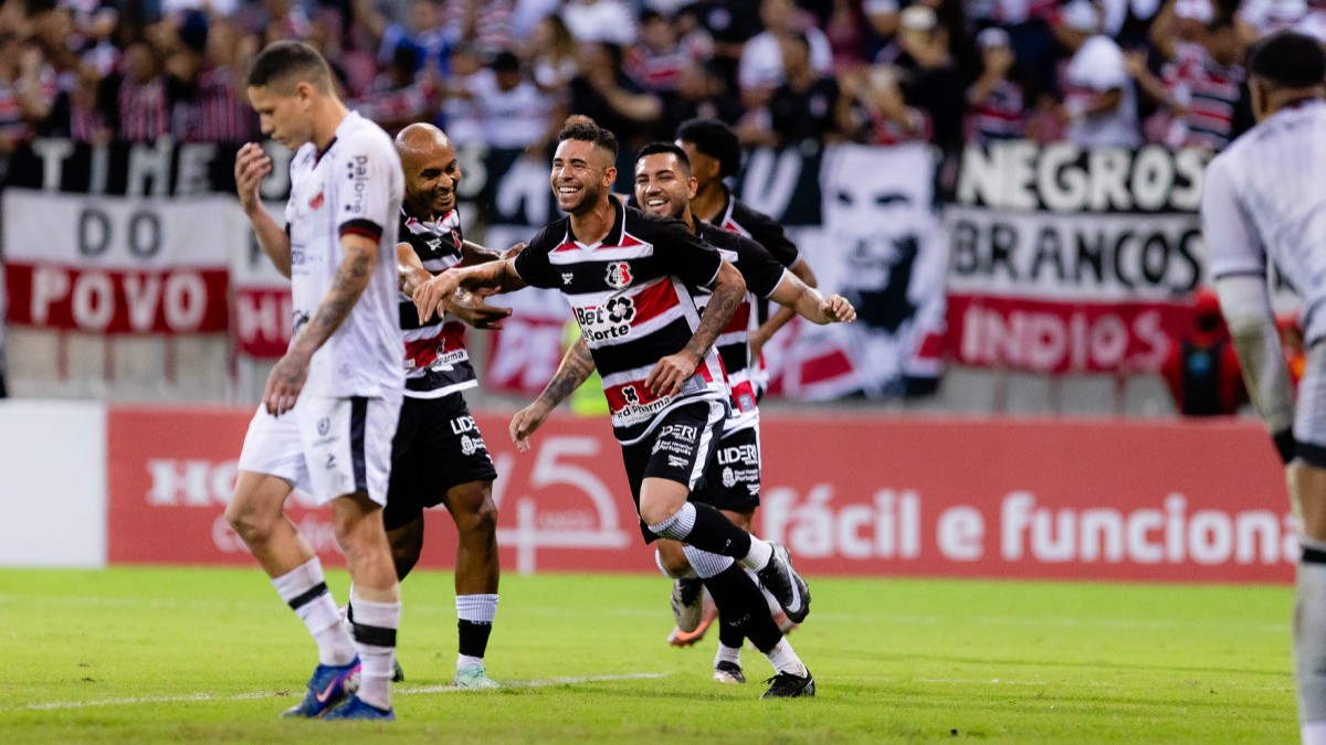 Aguerrido, Santa Cruz bate o Ituano e sobe para a 4ª colocação da Série C