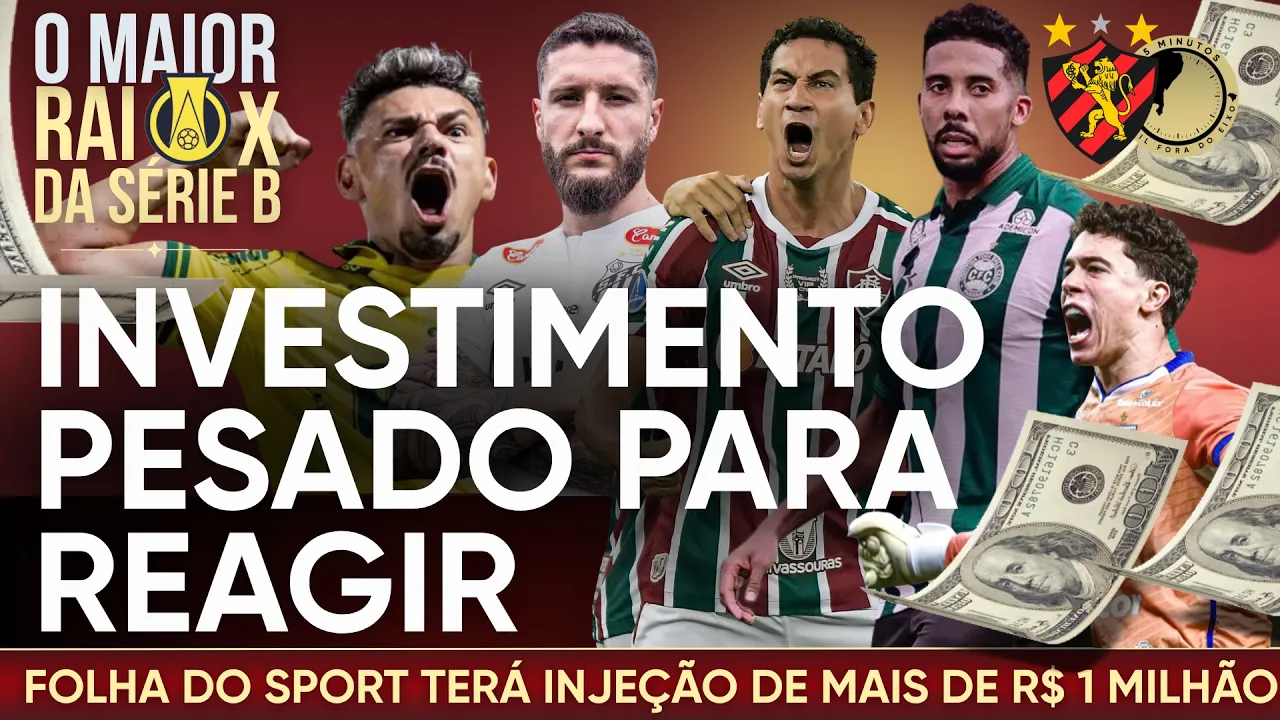 Sport injeta mais de R$ 1,5 milhão na folha e prepara pacotão de reforços para reação imediata na B