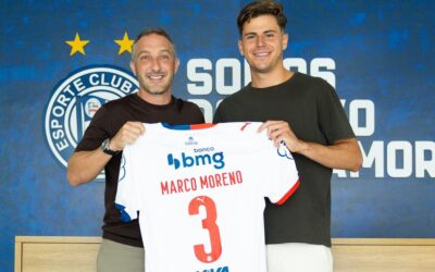 Bahia anuncia contratação do zagueiro espanhol Marco Moreno em definitivo