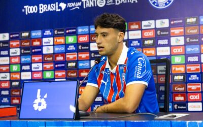 Apresentado no Bahia, Alejo Véliz comenta concorrência pela titularidade e cita “energia muito boa entre o grupo”