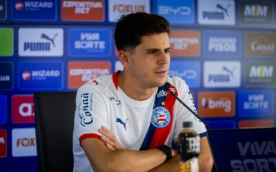 Apresentado no Bahia, Marco Moreno ressalta boa recepção e projeta evolução no Tricolor: “Pouco a pouco vão ver minhas qualidades”