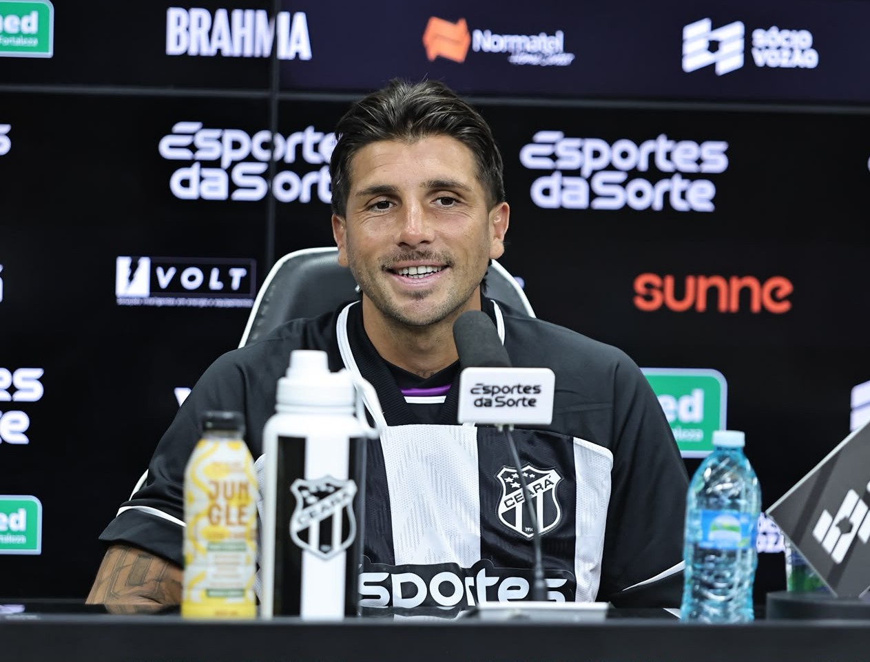 Lucas Mugni celebra retorno ao Ceará e se coloca à disposição para estrear
