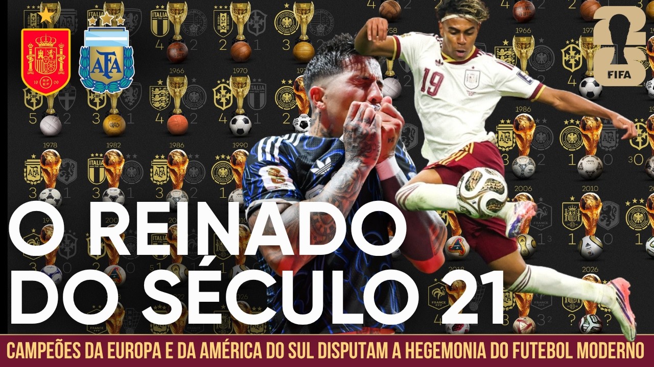 A final do século: Espanha x Argentina disputam o título que define a hegemonia no futebol moderno