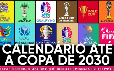 Na depressão pós-Copa, montamos o calendário das competições internacionais dos próximos 4 anos