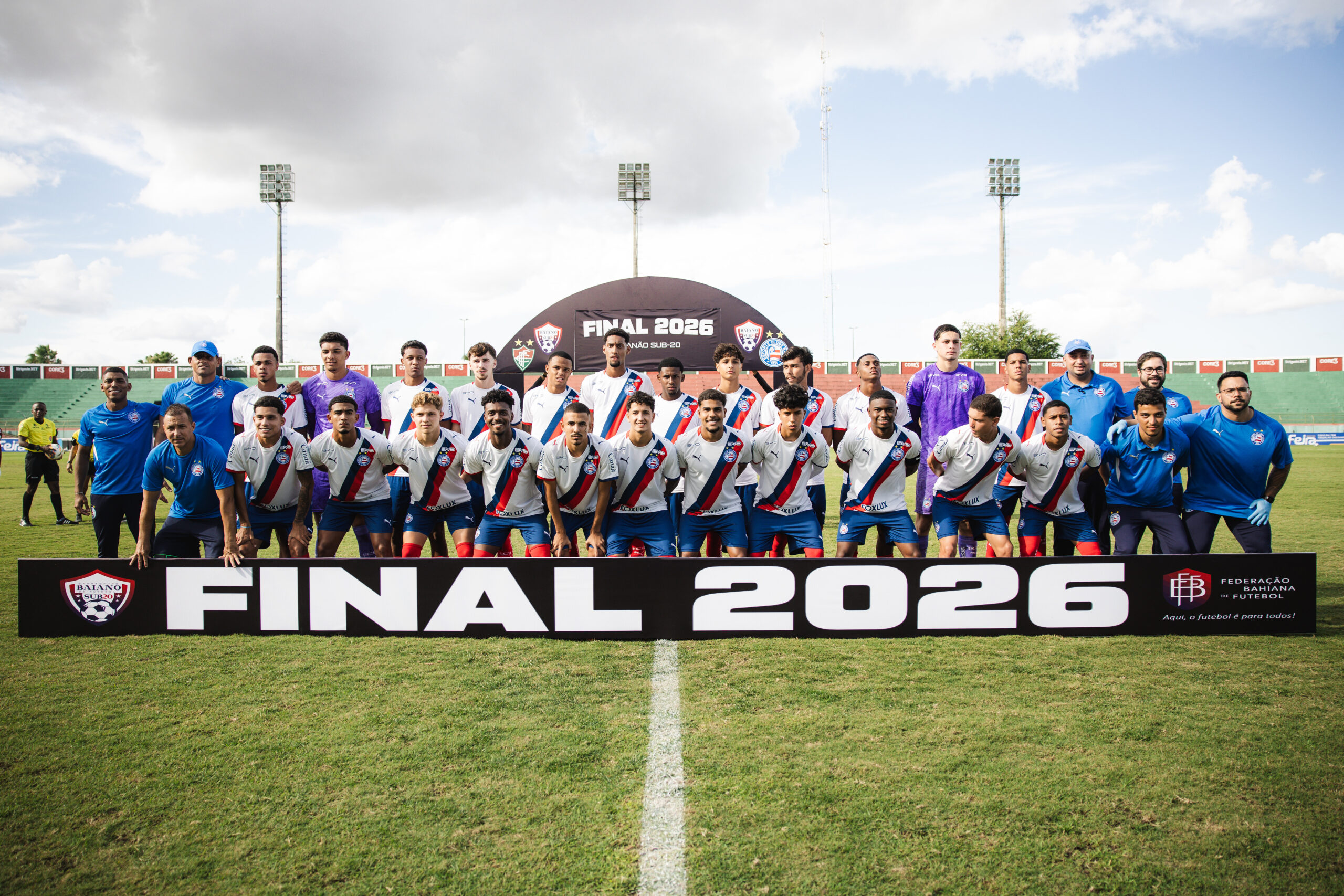 Elenco do Bahia no Campeonato Baiano Sub-20 - Foto: Letícia Martins/EC Bahia