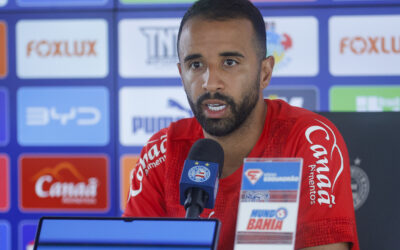 Antes titular do Bahia, Caio Alexandre explica queda de rendimento após lesões: “Estou fazendo todo o possível”