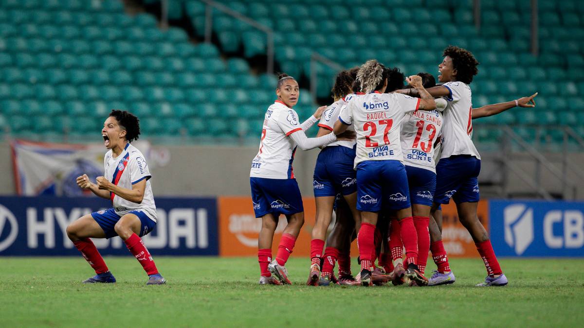 Bahia chega à última rodada classificado, enquanto Vitória luta contra o rebaixamento no Brasileiro feminino