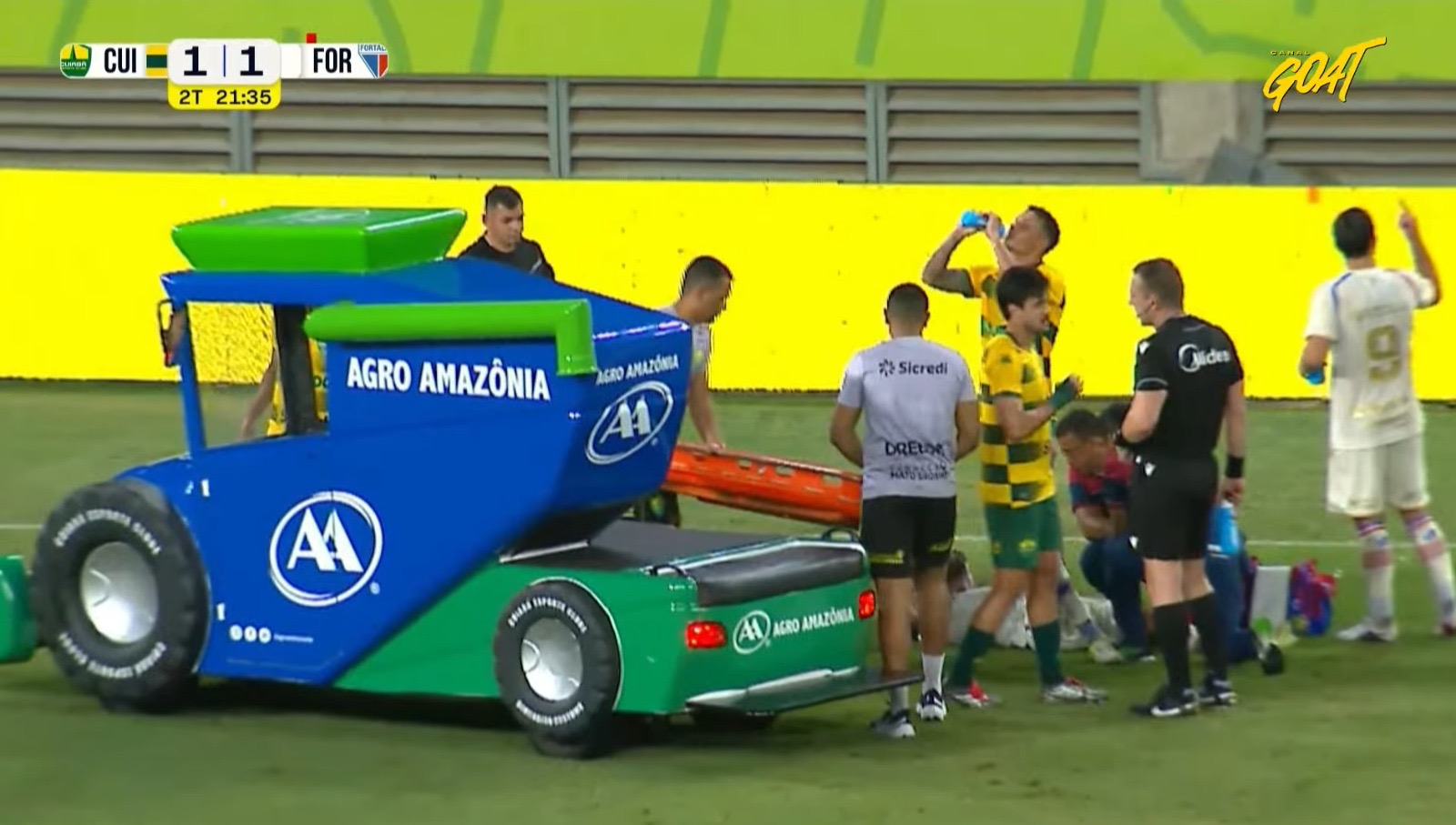 Com expulsão inusitada, Fortaleza arranca empate com o Cuiabá fora de casa 1 Fortaleza - Cuiabá- Miritello
