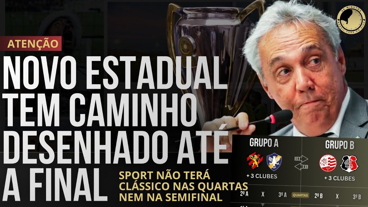 Campeonato Pernambucano 2027 tem caminhos traçados -Sport “livre” de clássicos nas quartas e semis; Entenda!