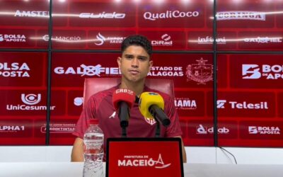 “Teve mudança em todos os aspectos”, diz Kevin sobre CRB após chegada de Fábio Matias