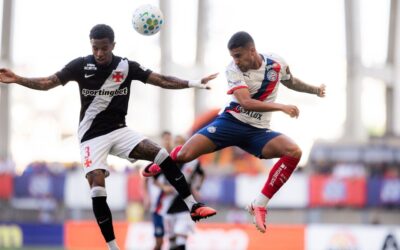 Em jogo com 4 gols anulados, Bahia fica no empate com o Vasco na Arena Fonte Nova