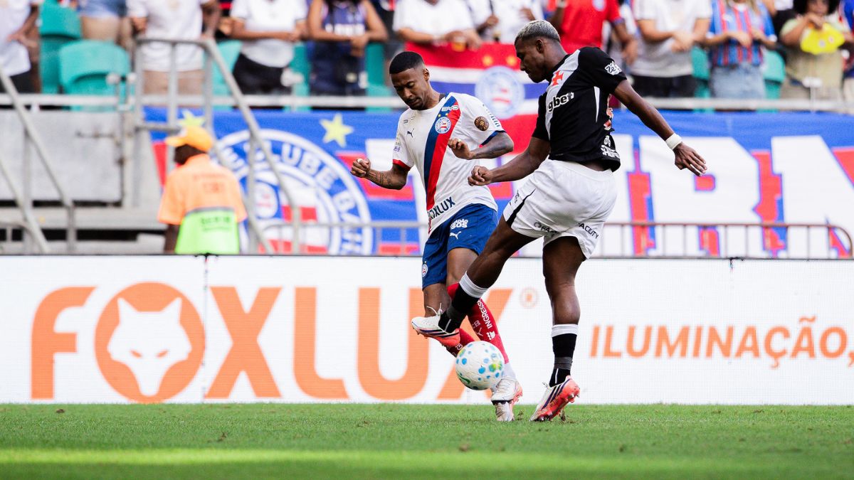 Em jogo com 4 gols anulados, Bahia fica no empate com o Vasco na Arena Fonte Nova 2 Bahia x Vasco, na Arena Fonte Nova, pela Série A do Brasileirão 2026