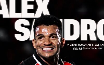 Santa Cruz anuncia o atacante Alex Sandro para a sequência da Série C