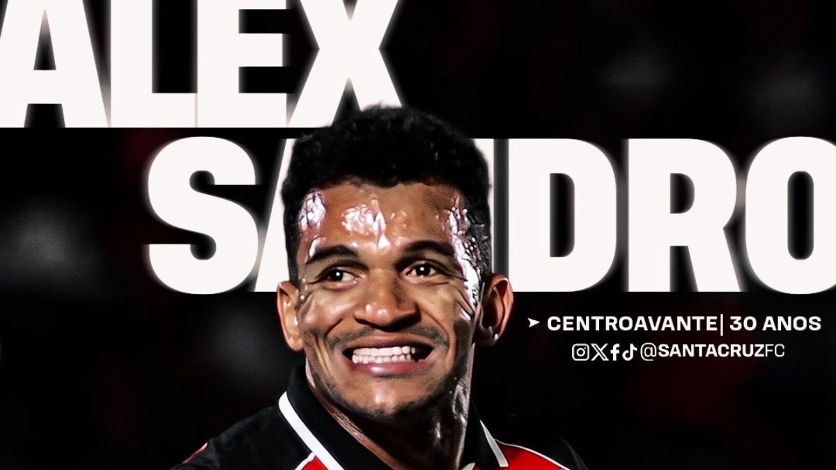 Santa Cruz anuncia o atacante Alex Sandro para a sequência da Série C 1 Santa Cruz anuncia Alex Sandro