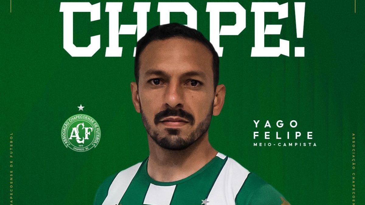 Sport rescinde com Yago Felipe e volante é oficializado pela Chapecoense 1 Yago Felipe deixa o Sport e é anunciado pela Chapecoense