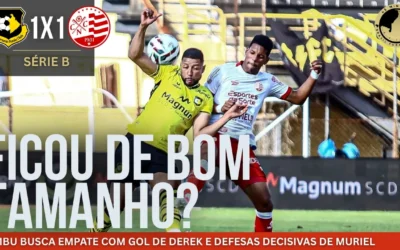 São Bernardo 1 x 1 Náutico – Timbu empata no fim e garante ponto importante fora de casa