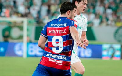 Fortaleza vence o Palmeiras na Arena Pantanal, mas não consegue reverter a desvantagem e está eliminado da Copa do Brasil