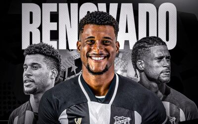 Ceará anuncia renovação de contrato com centroavante Gabriel Amaral, artilheiro do Sub-20